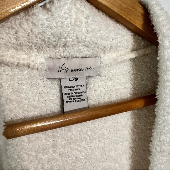 Cream Cardigan Sweater Women's Size Large - Picture 2 of 3